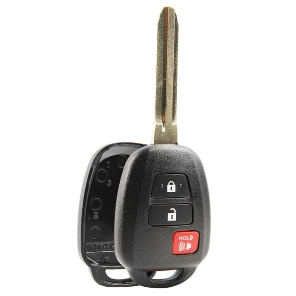 New Just the Case Keyless Entry Remote Key Fob Shell for 2013-2017 Toyota Prius and Rav4 (HYQ12BDM) 3BTN