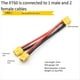 thumbnail image 2 of Conector de Batería Paralelo , Cable de 1 Macho A 2 Hembra, Extensión Dual, Divisor en Y, Cable de Silicona 14AWG para Batería RC, 2 of 5