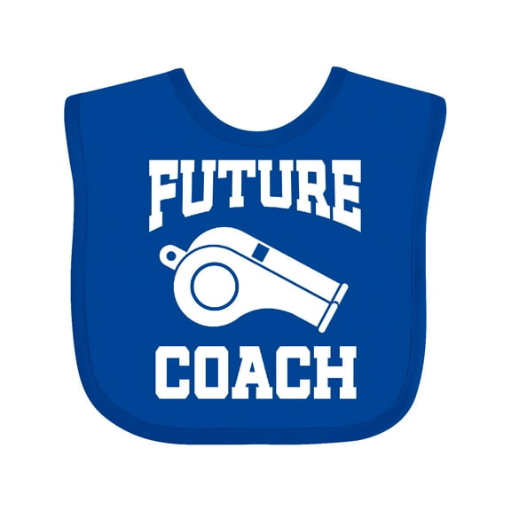 Inktastic Future Coach Sports Coaching Boys or Girls Baby Bib