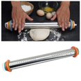 thumbnail image 4 of GUOOL Fondant Rolling Pin with Adjustable Thickness Rings Stainless Steel Roller, 4 of 9