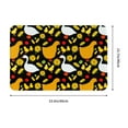 thumbnail image 3 of Bingfone Farm Goose Door Mat 16"X24" Front Entrance Non-Slip Low Profile Washable For Entryway, 3 of 7