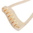 thumbnail image 4 of Metal Bridge Tailpiece, Durability Great Workmanship Quality Metal Materials Bridge Tailpiece, Replacement Tailstock For Guitars Musical Instrument, 4 of 8