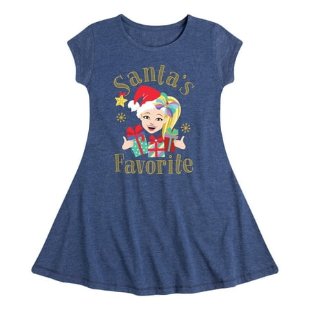 

JoJo Siwa - Santas Favorite - Toddler And Youth Girls Fit And Flare Dress
