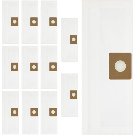 12 Pack Type B Vacuum Filter Bag 90668 Comapatible with Shop-Vac 9066800 2-2.5 Gallon All Around Vacuum QAM70, 2036000, 9303511, 5895220, 5890336, 5892210, CMXZVBE17250