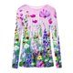 thumbnail image 5 of Camisas Para Mujer Camisetas de Gran Tamaño Manga Larga Estampado de Moda Camiseta Suelta Blusa Cuello Redondo Tops Casuales Odeerbi  ODB134063, 5 of 6