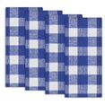 thumbnail image 1 of Fabstyles Country Check Cotton Set of 4 Kitchen Towel, 1 of 4