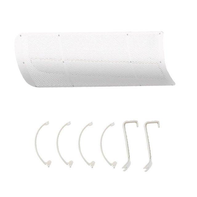 IMENGL Liquidation! Delayuji Déflecteur de Climatiseur Réglable Déflecteur d'Aération Anti-Soufflage Direct Couvercle de Climatisation Sans Baffles Sorties d'Air Rétractables Pare-Vent pour la Maison Taille Unique Multicolore