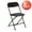 Black, variant on Flash Furniture Hercules Series Plastic Folding Chair Grey - 2 Pack 650LB Weight Capacity Comfortable Event Chair-Lightweight Folding Chair