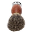 thumbnail image 1 of Brocha de afeitar para hombres, mango de madera, brocha de afeitar portátil profesional para barba, brocha de afeitar fiel a su promesa, 1 of 9
