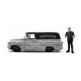 thumbnail image 6 of 1957 Chevy Suburban w/ Frankenstein Diecast Figure, Gray - Jada Toys 32191 - 1/24 scale Diecast Car, 6 of 10