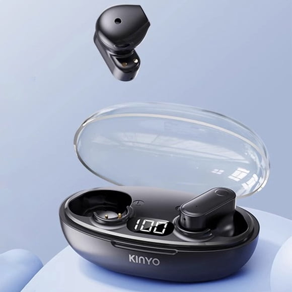 Auriculares Inalámbricos True Wireless de In-Ear con Cancelación de Ruido, Auriculares de Alta Definición Bluetooth 5.3 con Micrófono