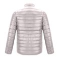 thumbnail image 5 of RKSTN Quilted Puffer Jacket Men Plus Size Long Sleeve Full Zip Stand up Collar Classic Fit Casual Winter Coats for Men with Pockets (Gray ,XXXXL), 5 of 8
