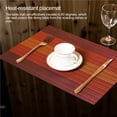 thumbnail image 2 of Billuyoard 6X posavasos para comedor, mantel para escritorio, alfombrilla para cuenco, estilo nórdico Simple, amplio, decoraciones multiusos, Mostrada Rojo, 2 of 6