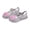 White, variant on Xfvqtps Girls Sparkling Jelly Shoes Beach Sandals Closed Toe Summer Waterproof Princess Fisherman Gladiator Shoes