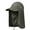 Green, variant on IC ICLOVER Sun Hat with Neck Flap Face Mask, Foldable Fishing Hat for Men Women Sun Protection Baseball Cap, Green