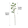 thumbnail image 3 of Artificial Allium Ball Flowers Bouquet Faux Floral Arrangement Tall Pom Pom Fake Greenery Stems for Home Tabletop Vase Decor, 3 of 7