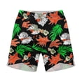 thumbnail image 5 of LONKITO Mens Shorts Elastic Waist Lightweight Hawaiian Beach Shorts with Pockets for Casual Athletic Running, Size L, 5 of 6
