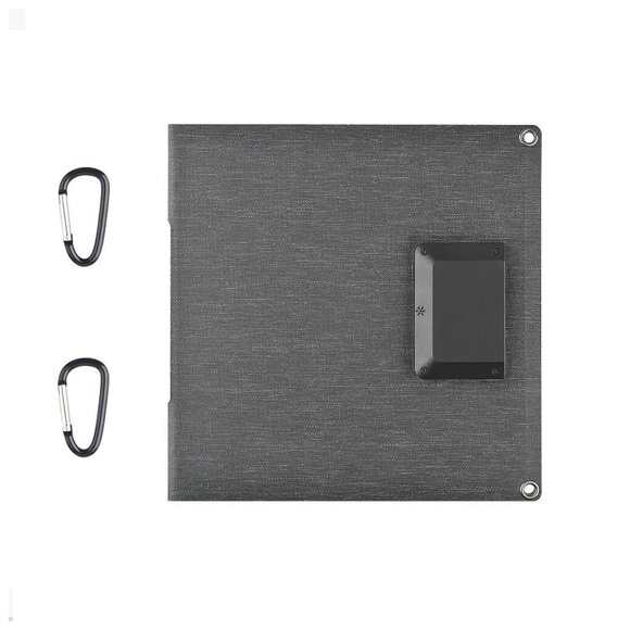Cargador de teléfono portátil con panel solar, alta potencia de salida, resistente a arañazos, IPX6, impermeable, diseño plegable, cargador de panel solar, banco de energía