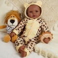 thumbnail image 2 of Muñeca BABESIDE negra de 48 cm con cuerpo suave y realista con accesorios, 2 of 9