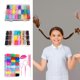 thumbnail image 2 of Mini Hair Bands Set With And Essential Styling Tools Hair Accessories for Students Baby Girls And Toddlers 8 colors 2000 packs, 2 of 4