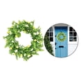 thumbnail image 4 of de Puerta de 45 Cm, Flores Artificiales, de Rosas, Decoración de Puerta de de Primavera Verano con Rosas , Hojas Ve Soledad Guirnalda de puerta floral, 4 of 10