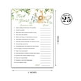 thumbnail image 2 of SAFARI ANIMALS Baby Shower Game — FIND THE GUEST Baby Shower Game — Pack of 25, Country Rustic JUNGLE THEME Baby Shower Games, GENDER NEUTRAL, Guess Who Came to the party Game G550-FTG, 2 of 8