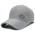 thumbnail image 1 of Unisex Mesh Brim Tennis Cap Outside Sunscreen Quick Dry Adjustable Baseball Hat, 1 of 3