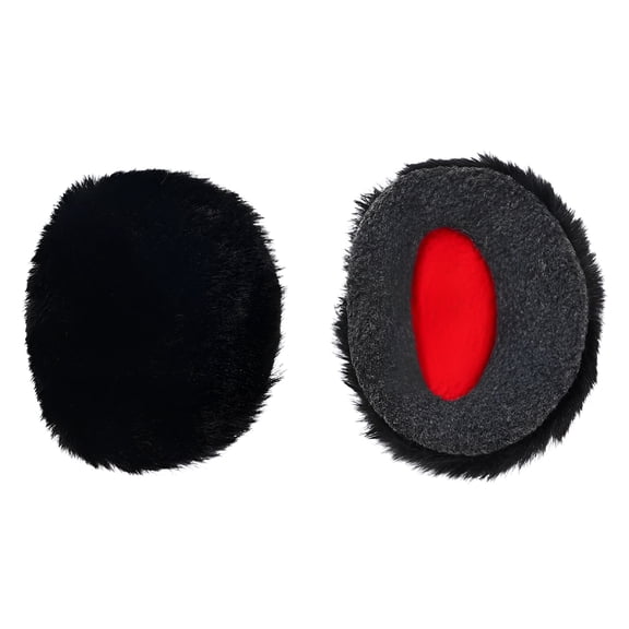 TELOLY 2 Pairs Bandless Ear Muffs Fleece Ear Muffs Thick Winter Ear Covers Cold Weather Ear Warmer for Winter Outdoors