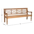 thumbnail image 7 of Safavieh Karoo Indoor/Outdoor Contemporary Acacia Bench, 7 of 7