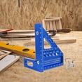 thumbnail image 2 of LOVIVER 3D Règle de Triangle de Mesure Multi-Angle pour les Artisans Ingénieurs Dessinant en Bleu, 2 of 7