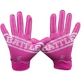 thumbnail image 2 of Battle Sports Doom 1.0 Adult Football Receiver Gloves - Small - Pink, 2 of 3