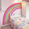 thumbnail image 3 of Large Boho Rainbow Wall Decals - Watercolor Half Rainbow Wall Stickers DIY Peel and Stick Self Adhesive Vibrant Pastel Giant Wallpaper Wall Decor for Kids Girls Bedroom Nursery Playroom Decoration, 3 of 9
