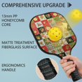 thumbnail image 4 of Pickleball Paddles Set,Pioneer Flower Floral Print Pattern Fiberglass Surface Pickleball Racket Set with 2 Indoor Outdoor Pickleball Balls and Pickleball Bag,Pickle-ball Equipment, 4 of 6