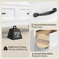thumbnail image 3 of Dresser for Bedroom, Lofka 6 Drawer Dresser with Metal Handle, Chest of Drawers for Living Room, 3 of 10