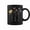 Black, variant on Retro Foxtrots Deltas Tangos Flower Coffee Mugs
