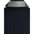 thumbnail image 4 of Oak Hill by DXL Men's Big and Tall Windowpane Sport Coat Navy 3XLT, 4 of 6
