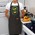 thumbnail image 4 of 2 Pack Adjustable Bib Apron with Fun Cartoon Monster Design & 2 Pockets - Perfect for Cooking & Crafting for Men & Women, 4 of 6
