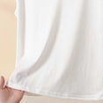 thumbnail image 4 of Women's V Neck Cap Sleeve Loose Fit Top Lightweight Breathable Stretch Basic Layering Shirt Comfy Sleepwear Pajama Blouse L-4XL White, 4 of 6