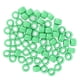 thumbnail image 1 of 100 cuentas de plástico para manualidades, espaciador de barba, kit de suministros de cuentas para joyería, pulseras, color verde, 1 of 8