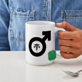 thumbnail image 4 of CafePress - Male Nurse Symbol - 15 oz Ceramic Large White Novelty Mug, 4 of 6