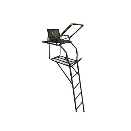 X-Stand Sportsman 17 Foot Tall Single Person Deer Hunting Tree Ladderstand