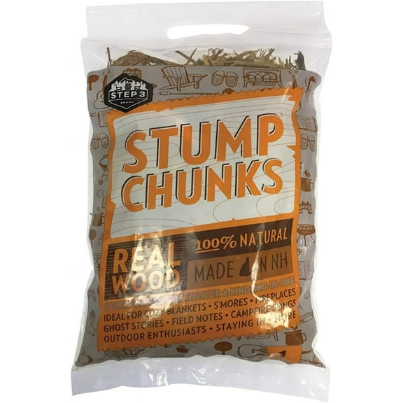Stump Chunks Kindling & Firestarter .1 Cu Ft Waterproof Bag