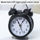thumbnail image 5 of Tholdsy Reloj despertador de campana doble de 3 pulgadas, marco de Metal, esfera 3D con retroiluminación, luz nocturna, reloj de de escritorio para Electrónica Negro, 5 of 6