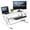 White, variant on VIVO White Height Adjustable Standing Desk Monitor Riser Tabletop Sit to Stand