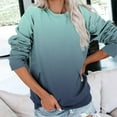 thumbnail image 3 of LYXSSBYX Oversized Sweatshirt for Women Women's Fashion Printed T-Shirt Long Sleeves Blouse Round Neck Casual Tops Sweatshirt, 3 of 6