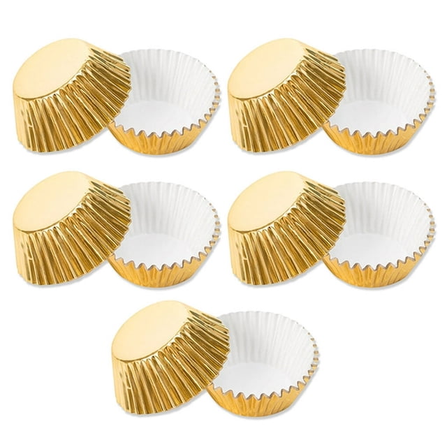 100 Pieces Cupcake Paper Liners Mini Non-Stick Muffin Baking Molds DIY Pastry Chocolate Home Kitchen Bakeware Green