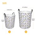 thumbnail image 4 of KLL Monkey Submarine Captain Waterproof Foldable Laundry Hamper Bucket with Handles for Storage Bin,Kids Room,Home Organizer (Medium ), 4 of 7