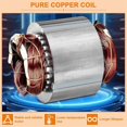thumbnail image 4 of 30W Concrete Vibrator Screen, Vibration Motor with Speed Controller, Waterproof 3600RPM for Sand Shaking Table US Plug, 4 of 5