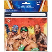 amscan WWE Plastic Loot Favor Bags (8 Pack)