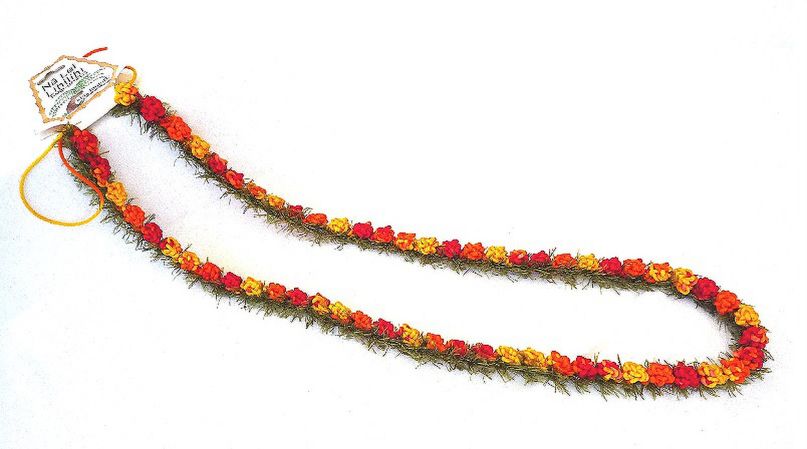 Funcraft Red Crochet Lei, 1 Each